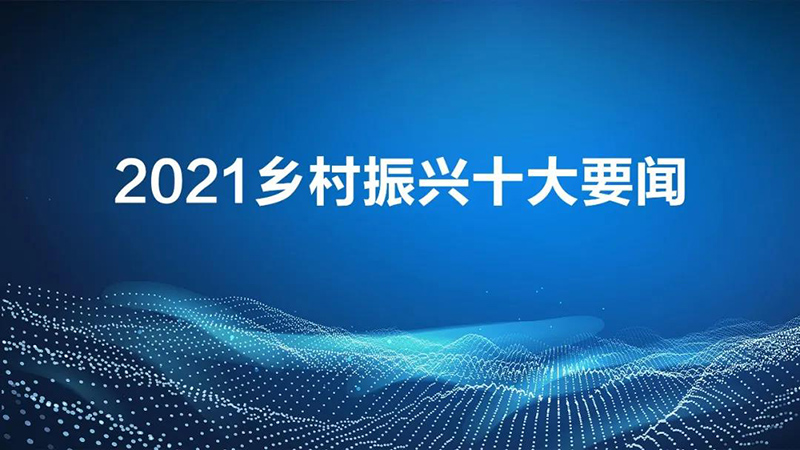 回顧 | 2021年度鄉(xiāng)村振興的10個要聞
